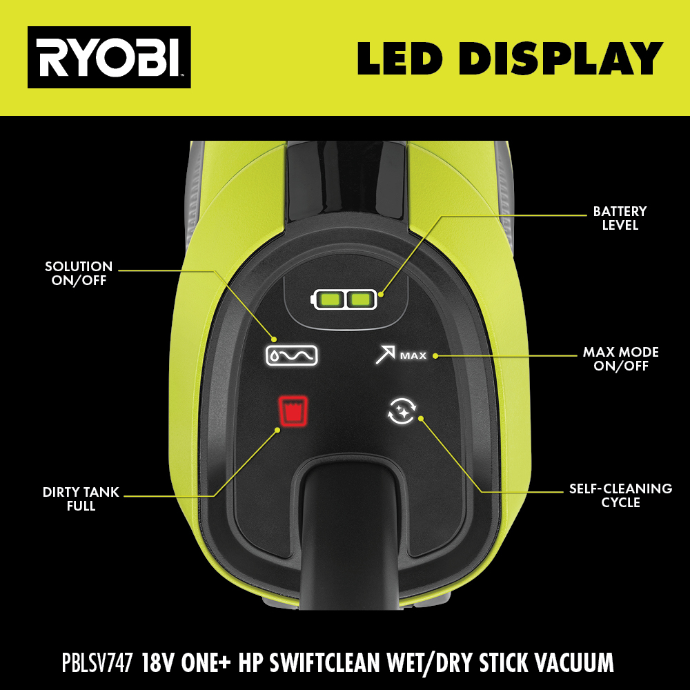 18V ONE+ HP SWIFTCLEAN WET/DRY STICK VACUUM