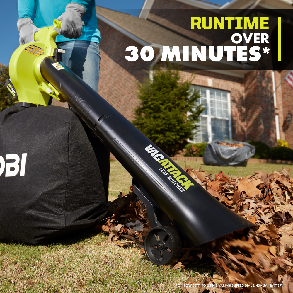 40V LEAF VACUUM/MULCHER