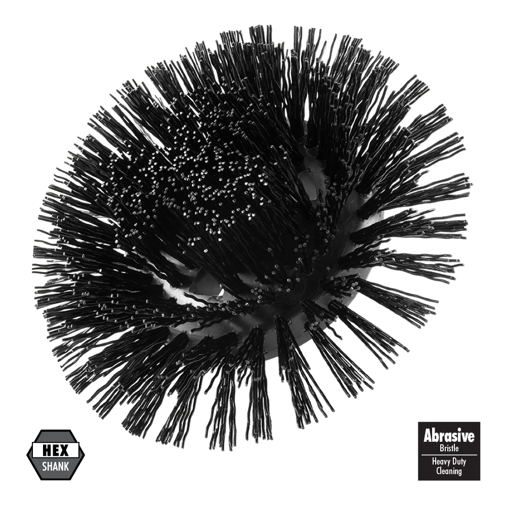 ABRASIVE BRISTLE ROUND BRUSH