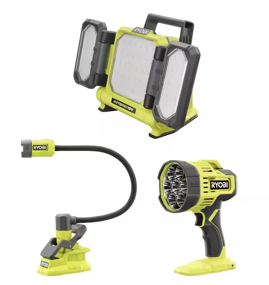 18V ONE+ 3-Tool Light Combo