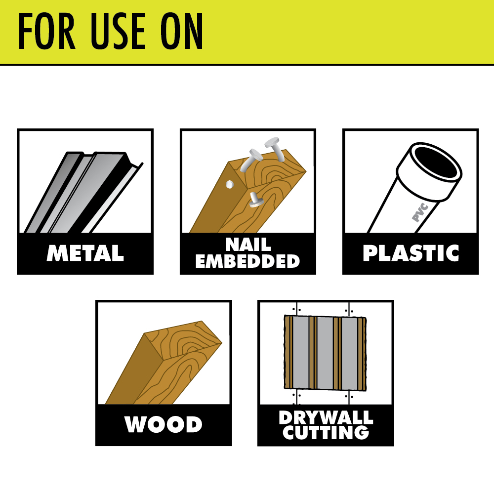 3 PC. Wood/Metal Plunge Blade Set