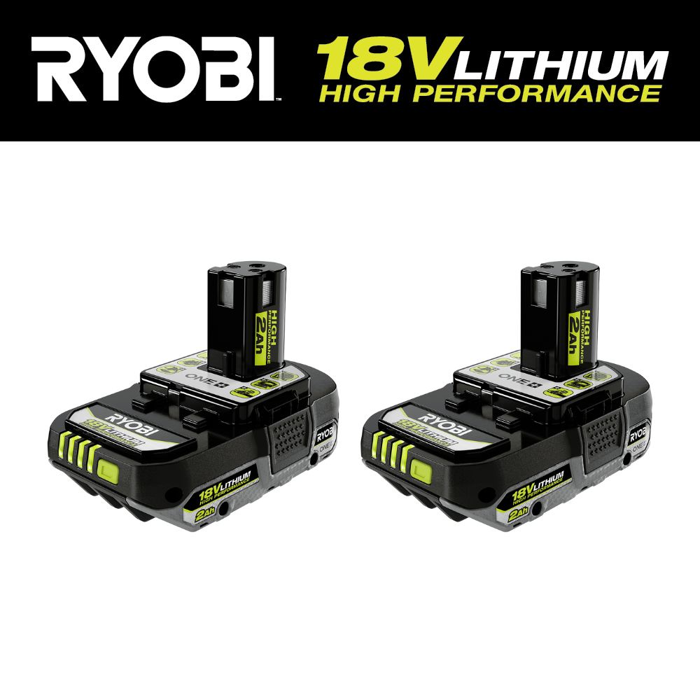 18V ONE+ 2AH LITHIUM HIGH PERFORMANCE BATTERY (2-PACK)
