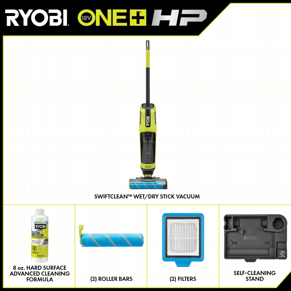 18V ONE+ HP SWIFTCLEAN WET/DRY STICK VACUUM