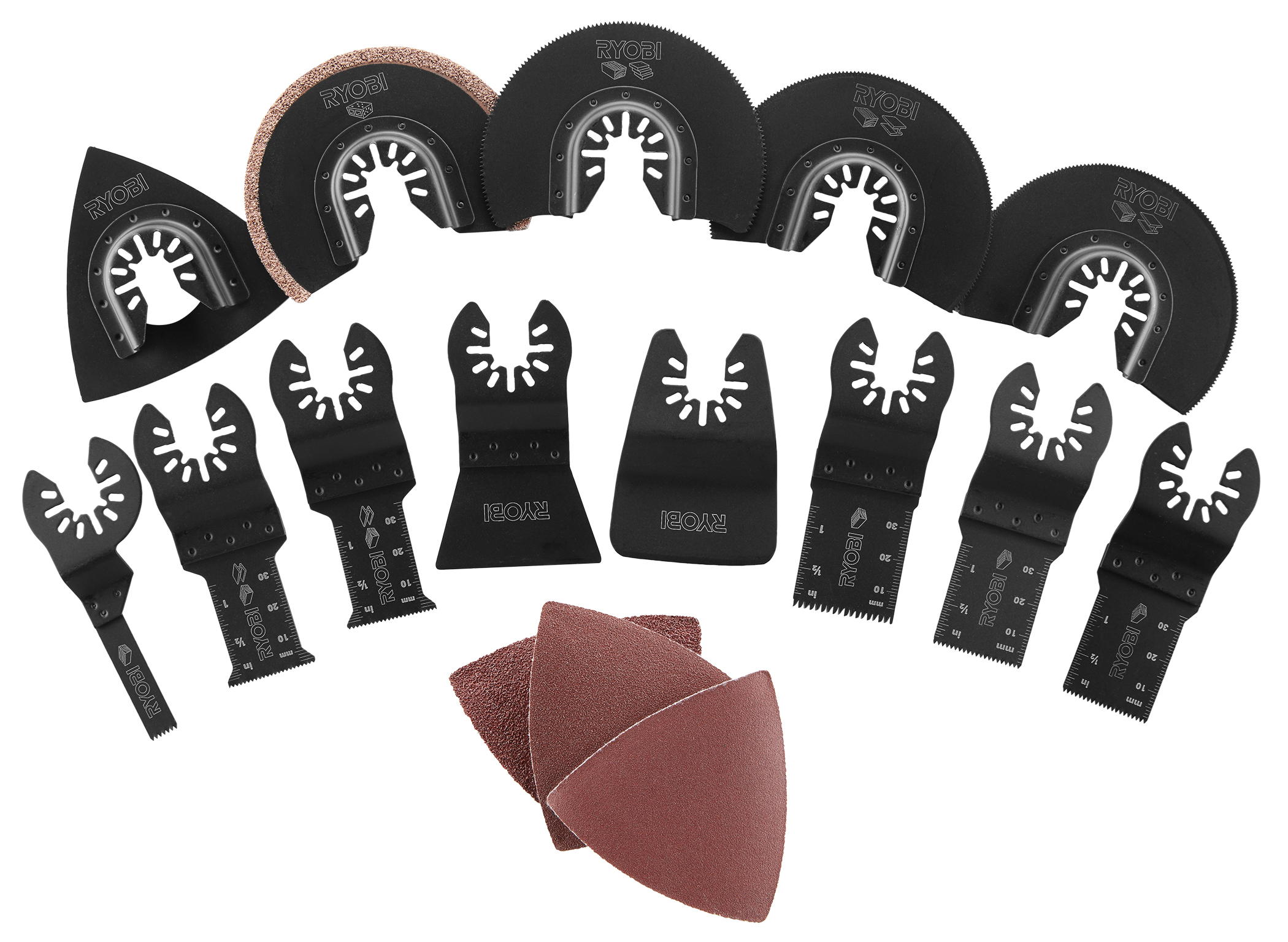 16 PC. OSCILLATING MULTI-TOOL BLADE ACCESSORY SET
