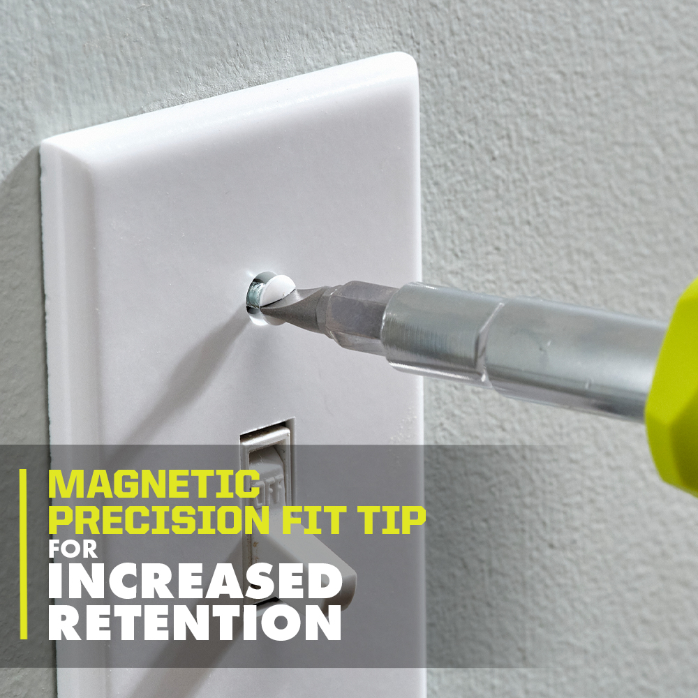 11-in-1 Multi-bit Screwdriver with Cushion Grip Handle