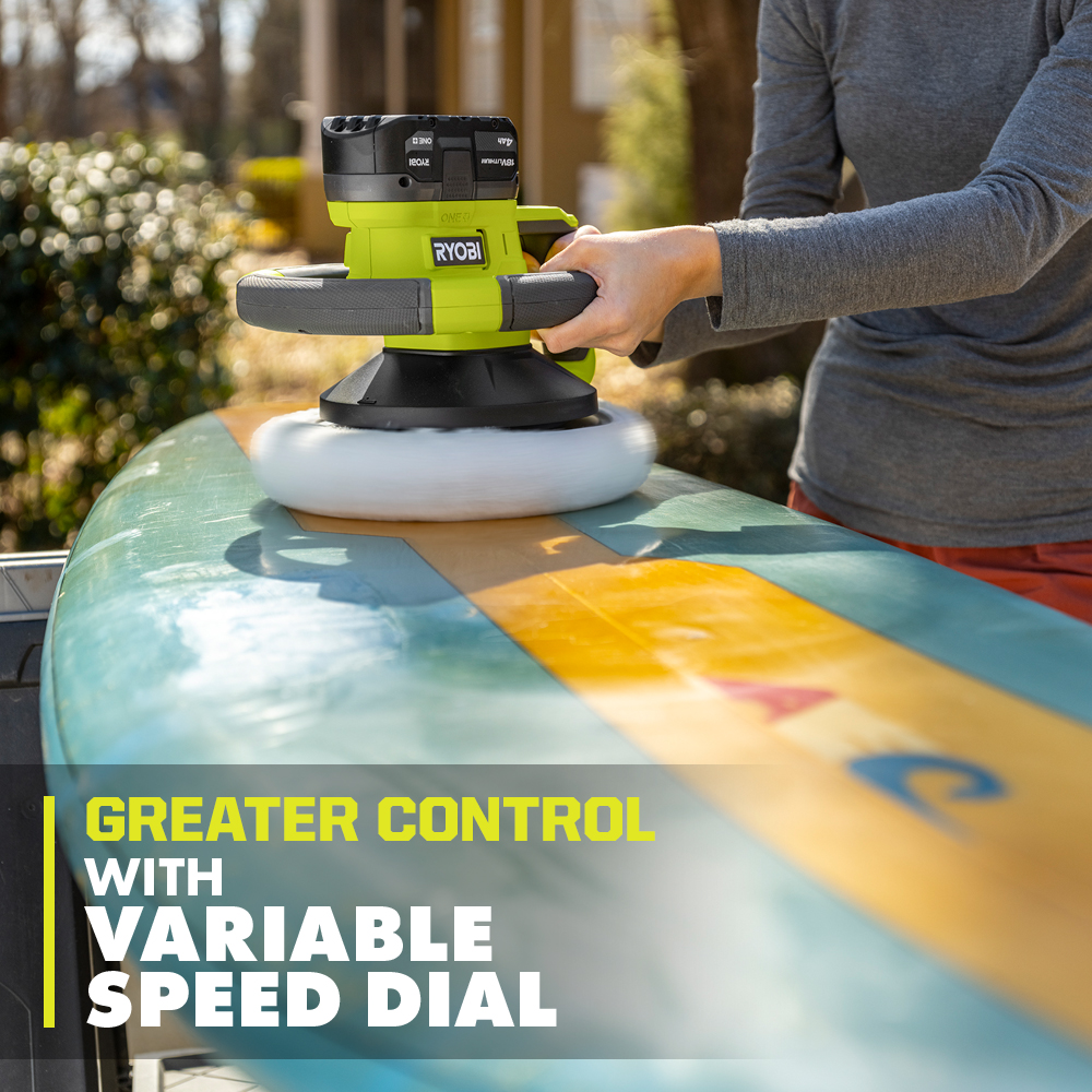 18V ONE+ 10” Variable Speed Random Orbit Buffer