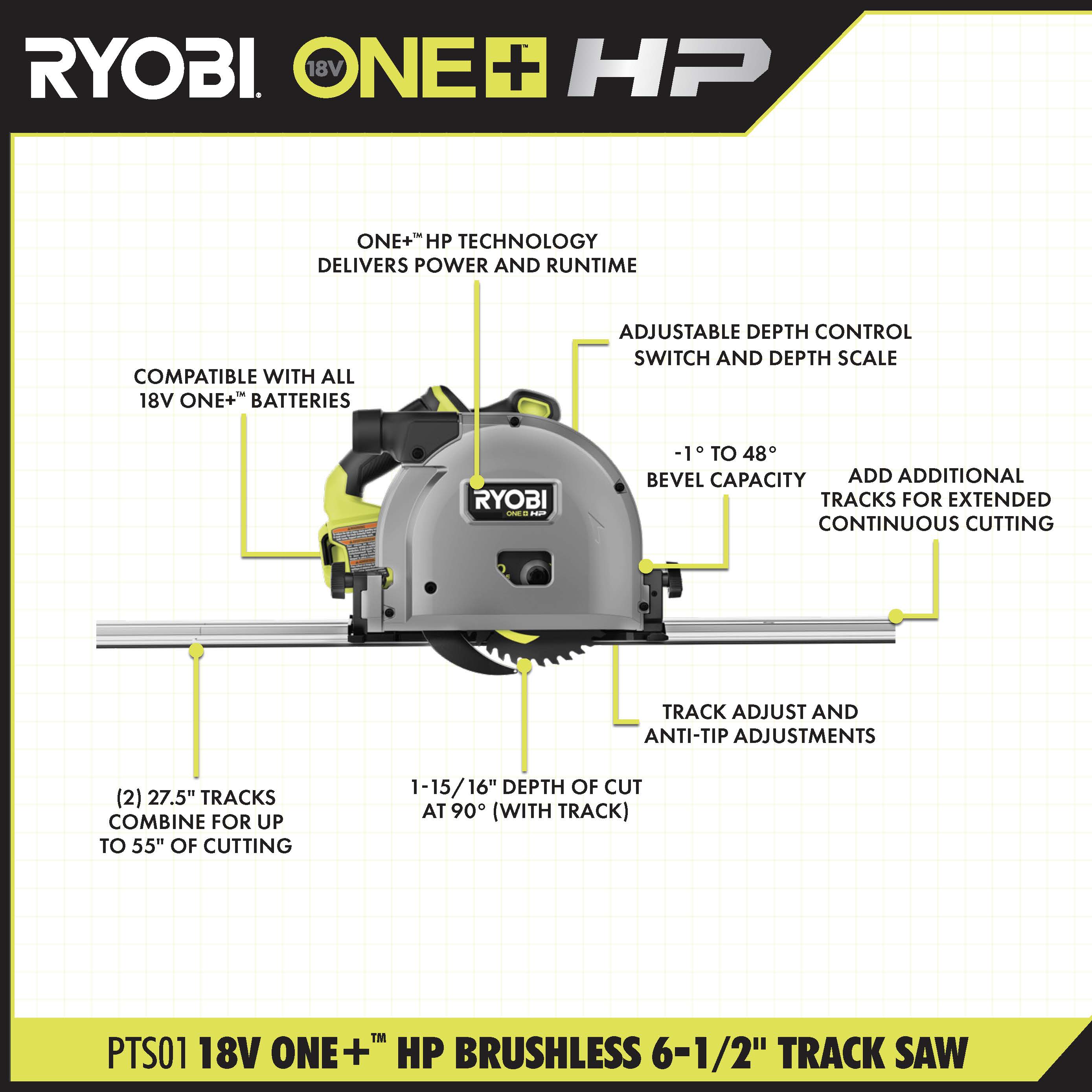 18V ONE+ HP BRUSHLESS 6-1/2