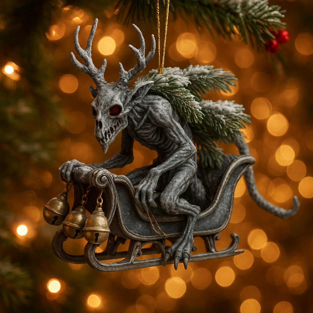 Wendigo Dark Christmas Ornament Collection