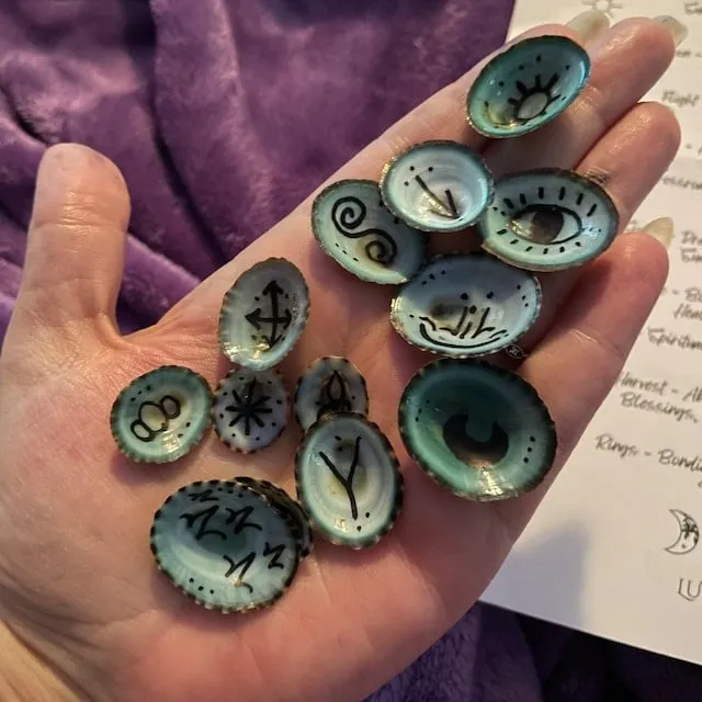 Sea Magick 13 Witches Runes Set