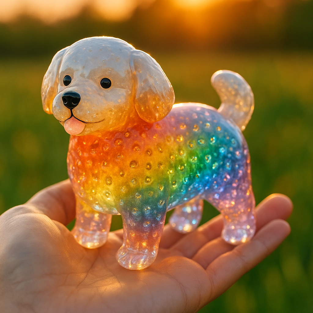 Rainbow PawPal Crystal Munchkin Decorations