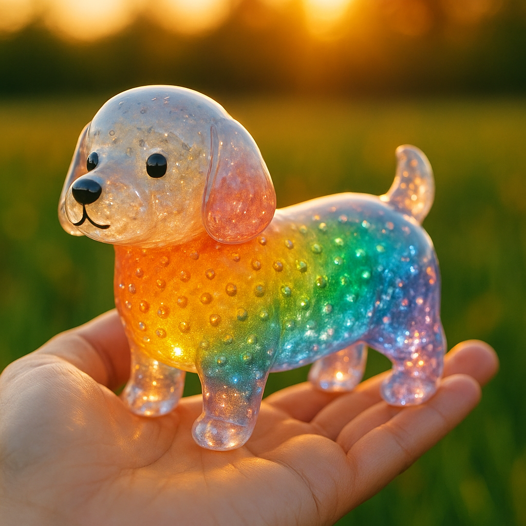 Rainbow PawPal Crystal Munchkin Decorations