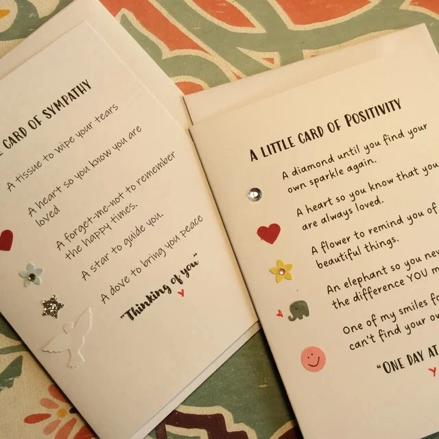 A Little Card Of Positivity | Anxiety Card