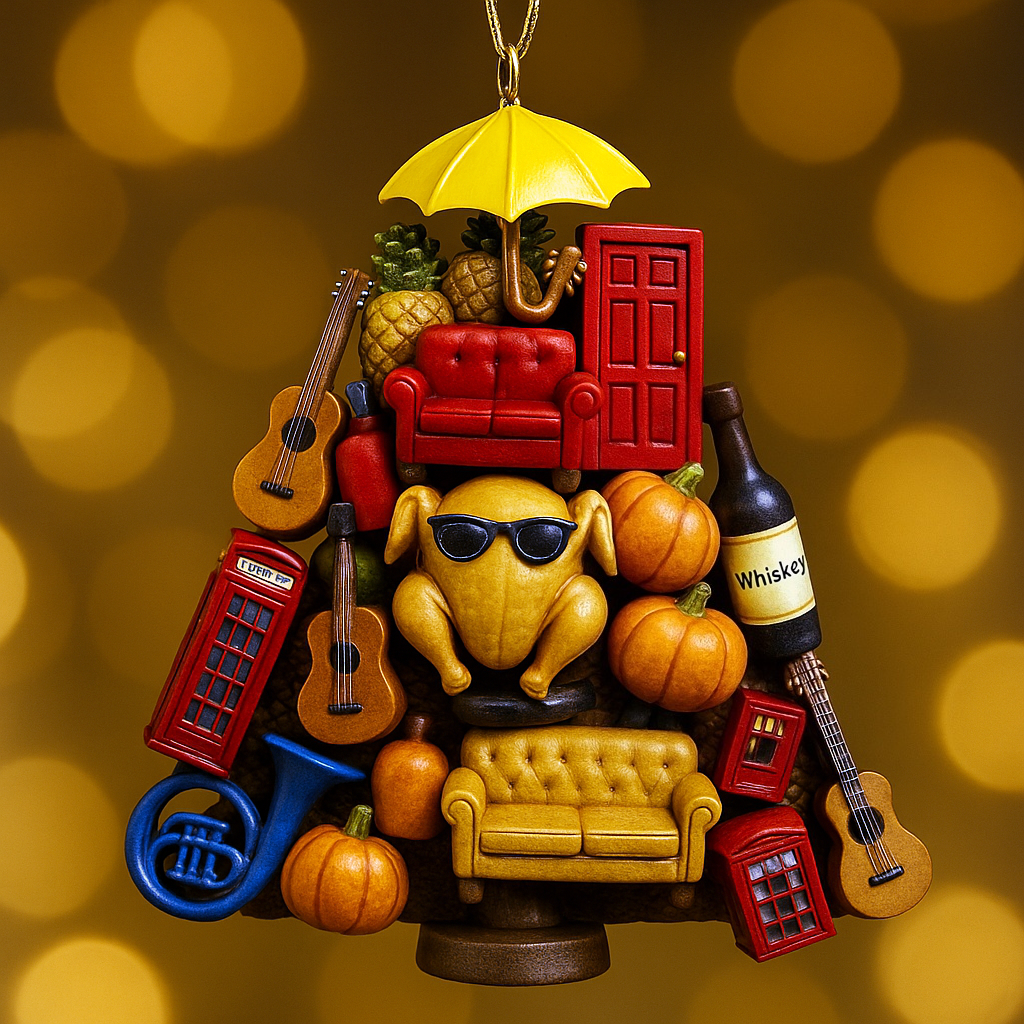 Sitcom Sentimental Christmas Tree Christmas Ornament