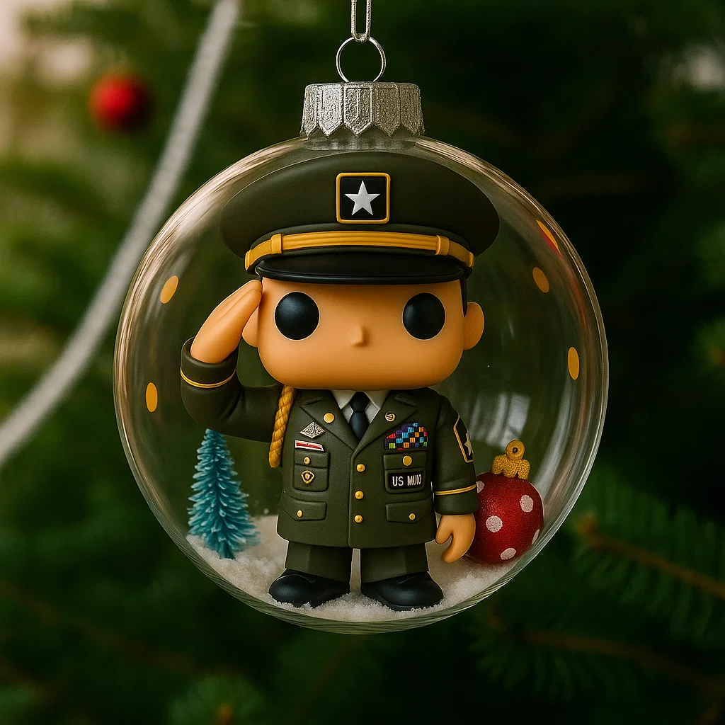 250th Military Commemorative Doll Christmas Ornament