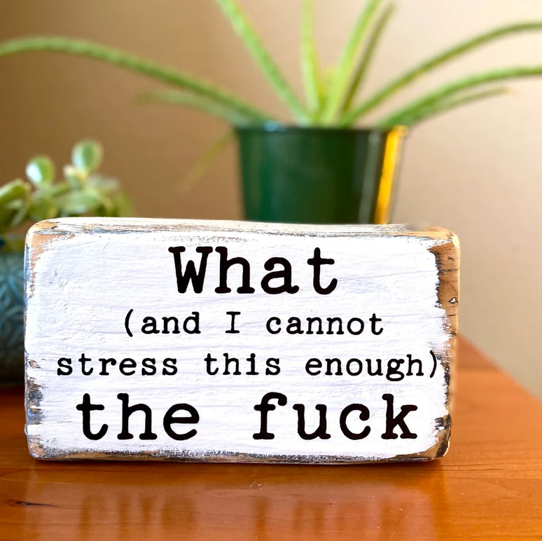 Fun office desk wood sign(🔥Buy 3 Get 1 FREE🔥)