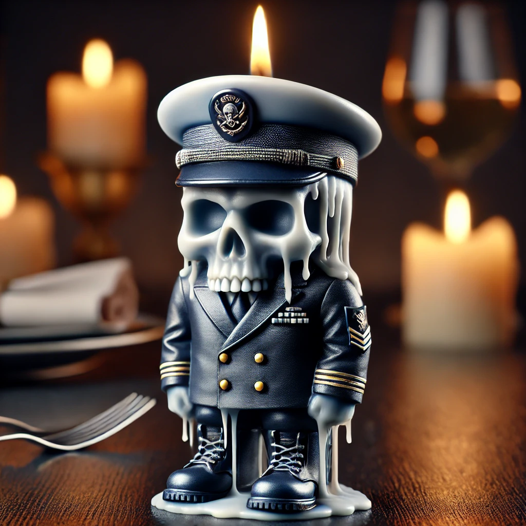 Military style candle