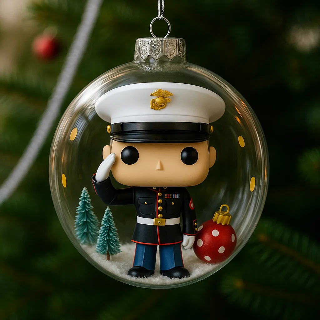250th Military Commemorative Doll Christmas Ornament