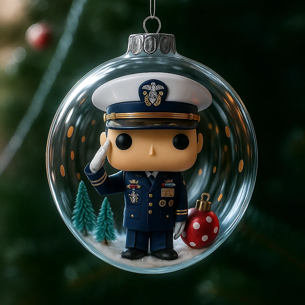 250th Military Commemorative Doll Christmas Ornament