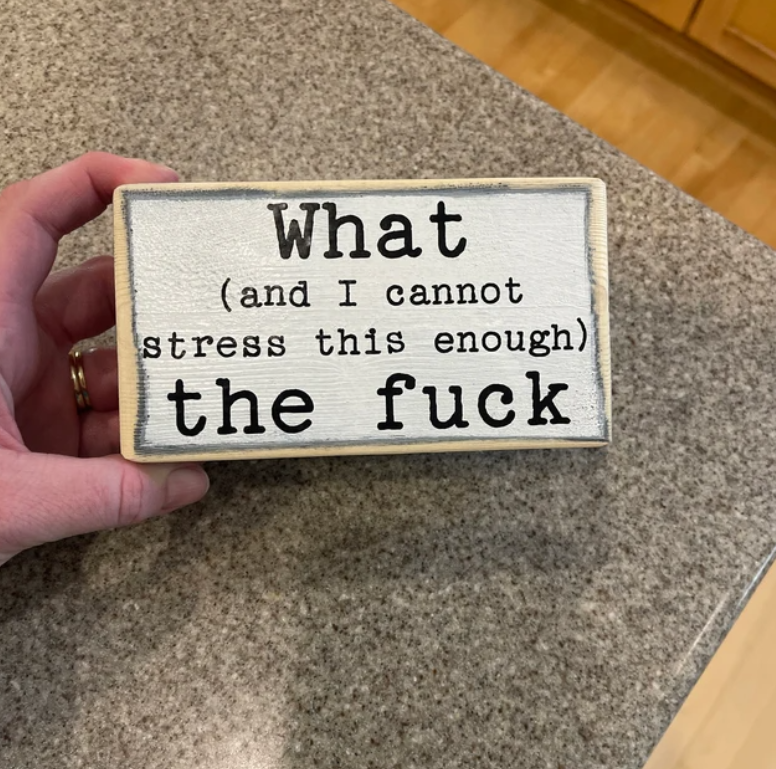 Fun office desk wood sign(🔥Buy 3 Get 1 FREE🔥)