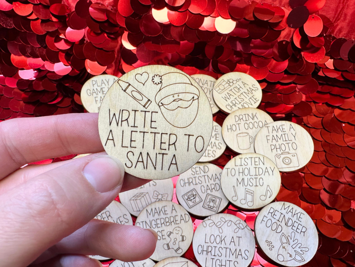 Christmas Countdown Tokens Set