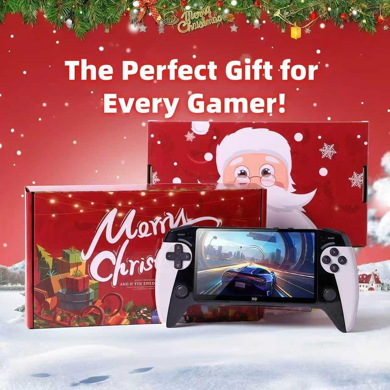 Portable Retro Game Console 5.5-Inch Large Screen, Supporting Ten Emulators, Ultra HD Graphics, Perfect Gift for Christmas