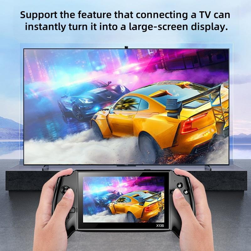 Portable Retro Game Console 5.5-Inch Large Screen, Supporting Ten Emulators, Ultra HD Graphics, Perfect Gift for Christmas