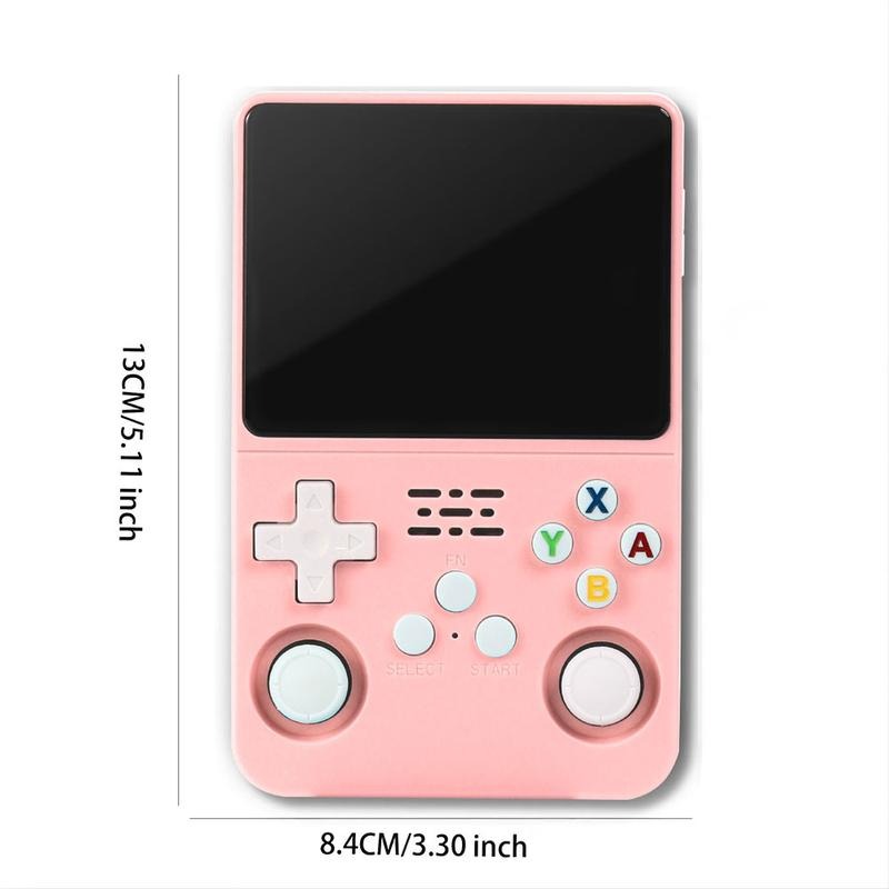 R36S Retro Video Handheld Game Console with Linux System 3.5 in IPS Screen 3000mAh Battery 32G+64G TF Card Pre-installed Games  for Christmas, Thanksgiving, Holiday Gift