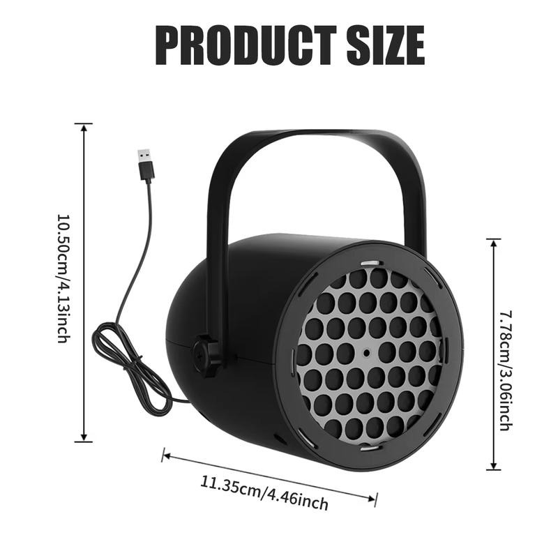 Joytutus LED Christmas Projection Lamp 5V/1A with 16 Patterns USB Powered for Home & Car Use Dynamic Stage Projector for Holiday Party Atmosphere