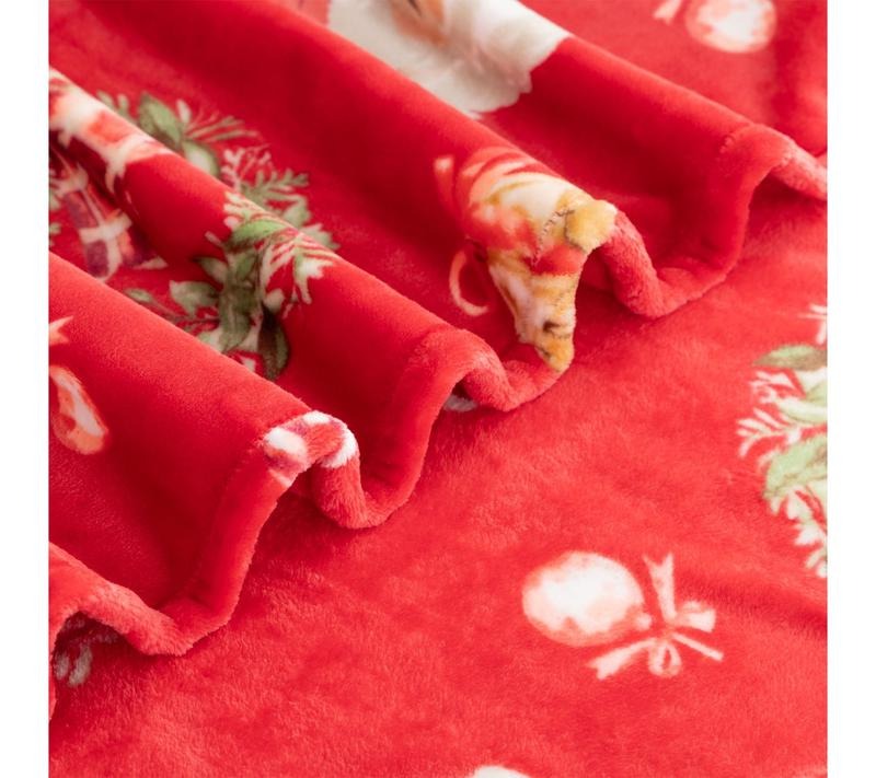 Berkshire Oversized Holiday Throw with Plush Gift Bag