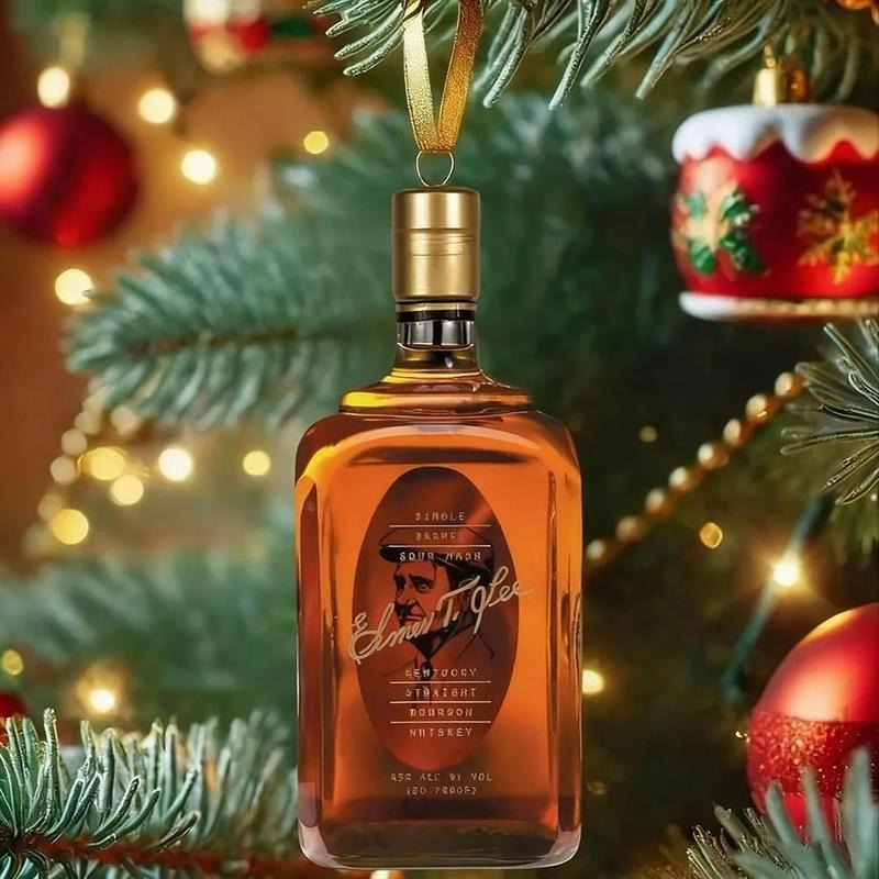2025 Mini Whiskey 3D Christmas Calendar Blind Box – Power-Free Design, 24 Daily Random Whiskey Bottle Models (Non-Physical & Not for Drinking), Christmas Party Gift, Festive Home & Kitchen Decoration, Perfect Xmas Gift