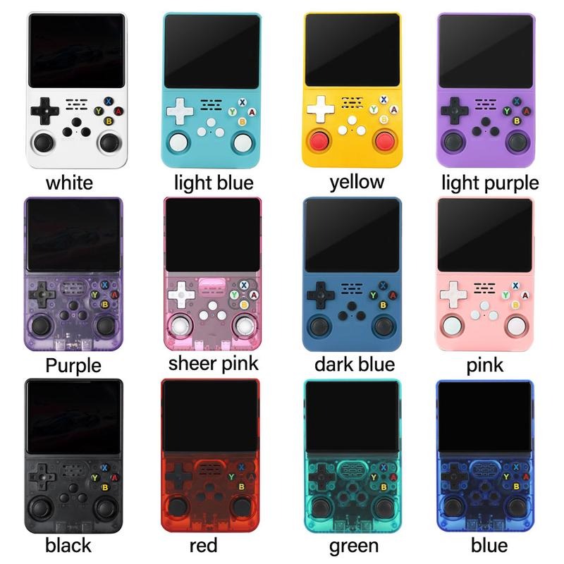 R36S Retro Video Handheld Game Console with Linux System 3.5 in IPS Screen 3000mAh Battery 32G+64G TF Card Pre-installed Games  for Christmas, Thanksgiving, Holiday Gift