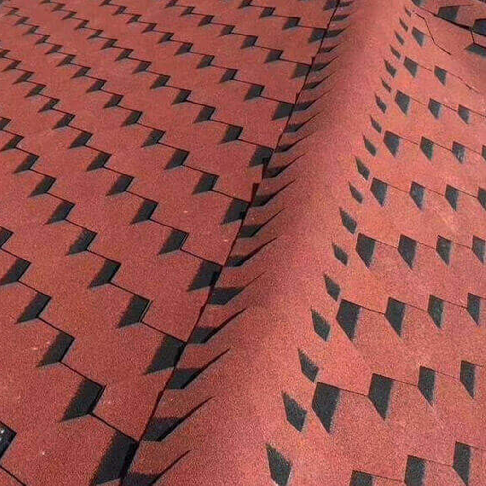 Prefabricated steel structure roof with asphalt tiles