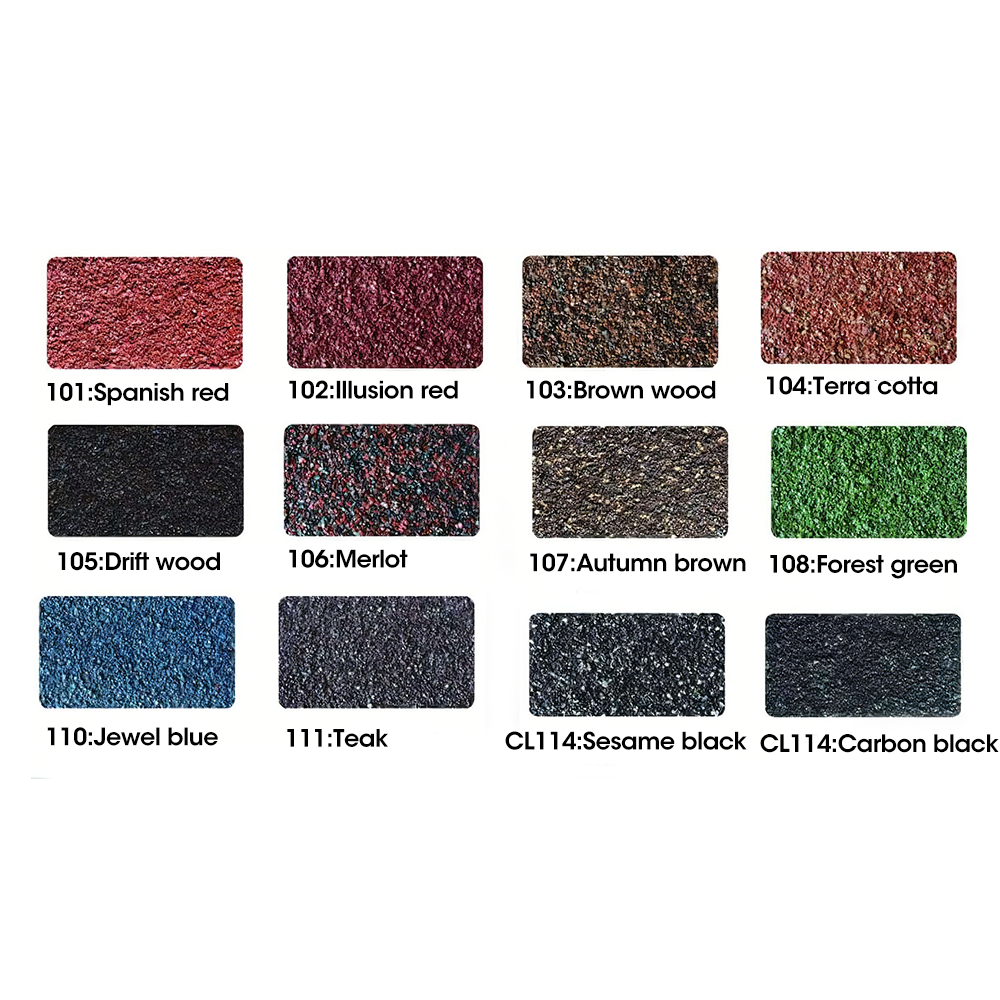 prefabricated steel structure roof with color-stone metal tiles