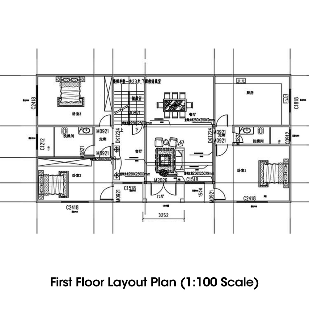 Modern Villa, Second Floor, 7 Bedrooms, 4 Living Rooms, 2 Kitchens, 5 Bathrooms, 423.22 sqm