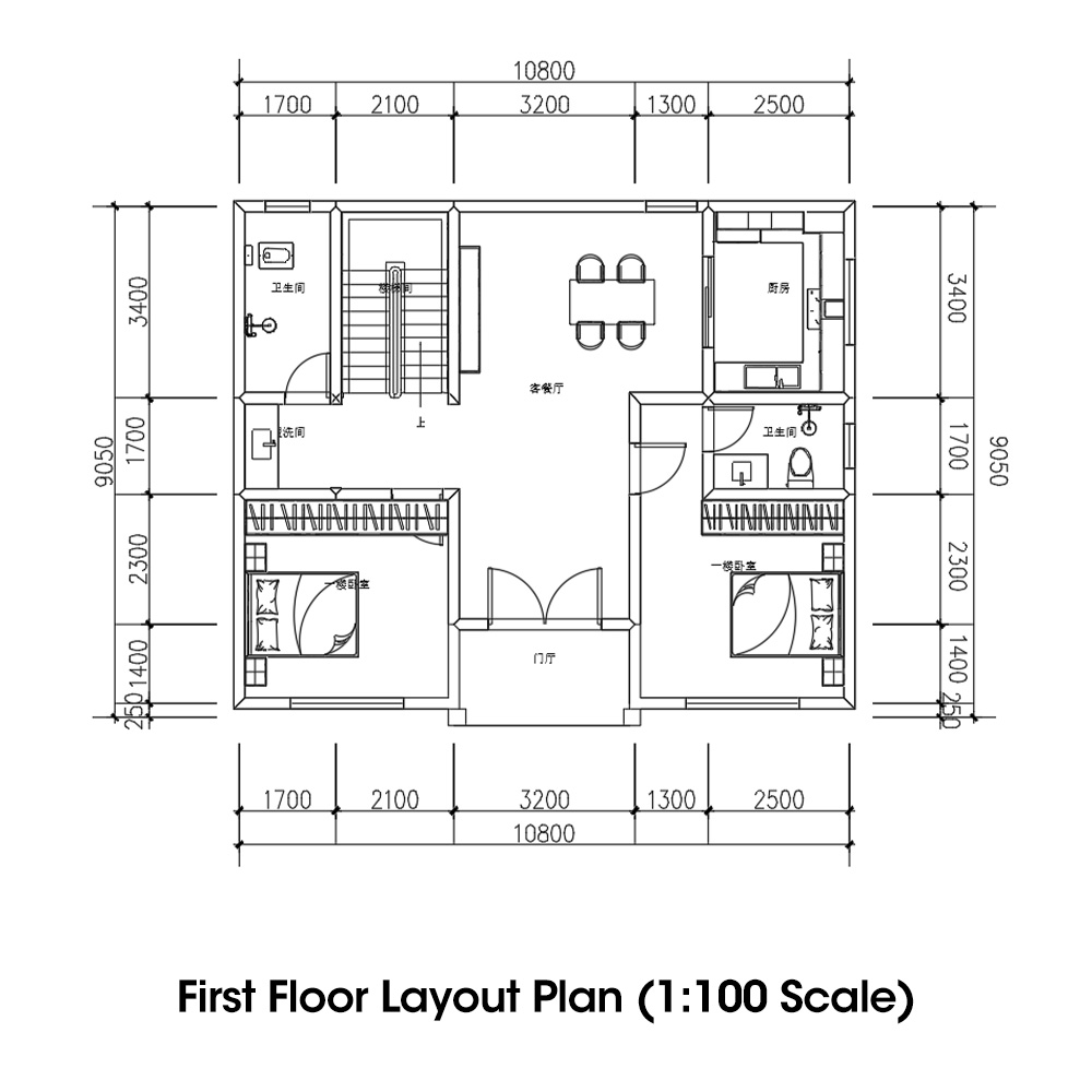 European-style Villa, Second Floor, 5 Bedrooms, 2 Living Rooms, 1 Kitchen, 4 Bathrooms, 226 sqm