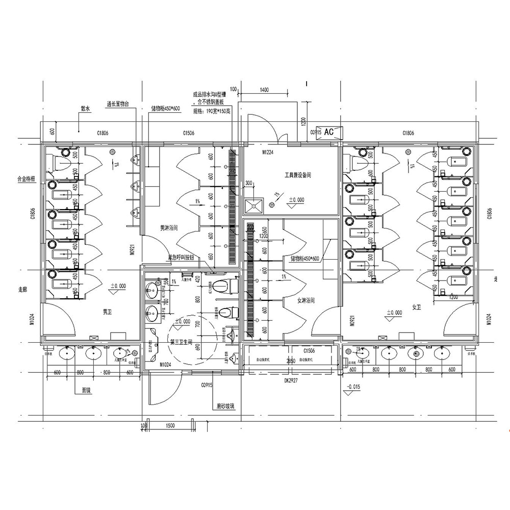 Campsite Public Toilet, 109 sqm
