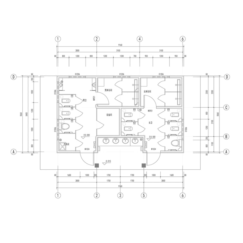 Campsite Public Toilet, 51 sqm