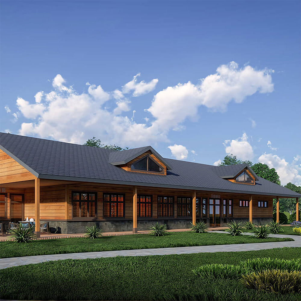 Steel-Structure Camping Base Service Building, 544.68 sqm