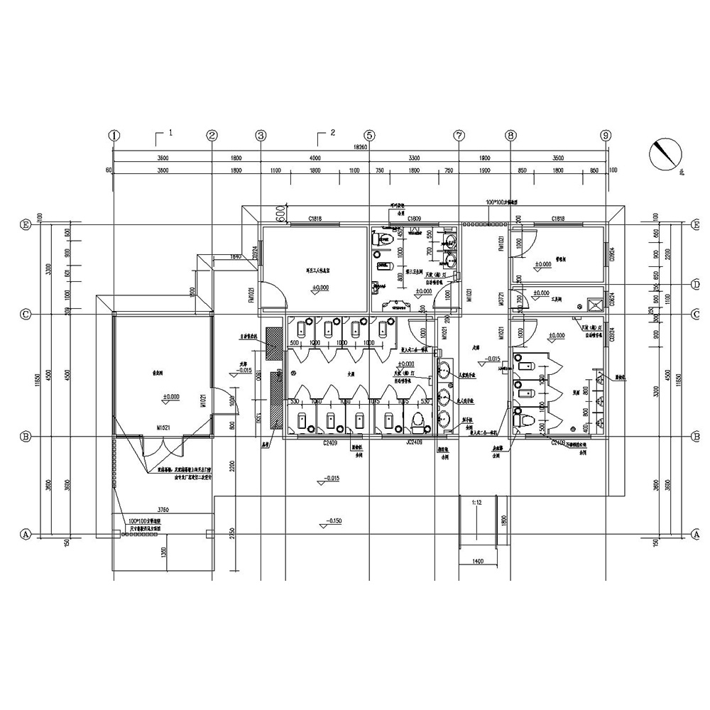 Smart Public Toilet, 120 sqm