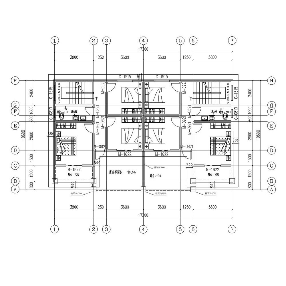European-style Semi-detached Villa, Second Floor, Main Structure of Heavy Steel, 379 sqm