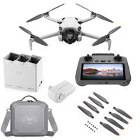 DJI Mini 4 Pro Drone w/RC 2 Remote Controller,Bundle w/Battery,Charging Hub,Case