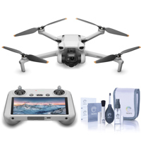 DJI Mini 3 Drone with RC Remote Controller and ProOptic Cleaning Kit
