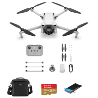 DJI Mini 3 Drone with RC-N1 Remote Control, 32GB microSD Card & Accessories Kit