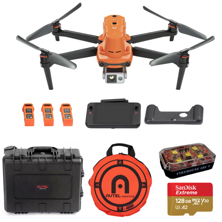 Autel Robotics Evo II V3 Dual 640T RTK Rugged Thermal Drone with Accessories Kit