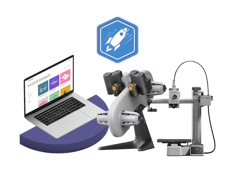 PrintLab x Bambu Lab EDU 3D Printer Bundle