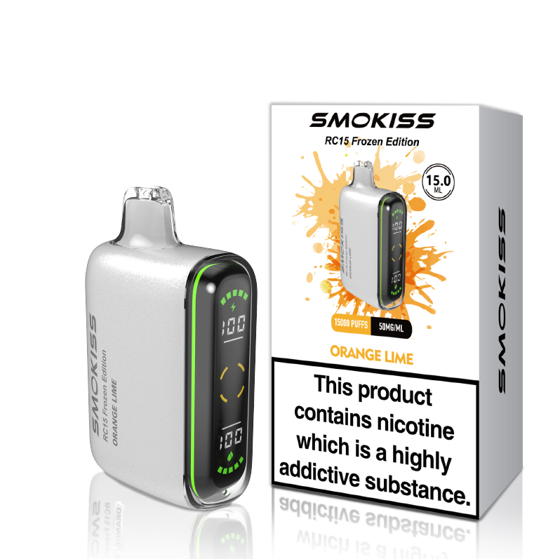 SMOKISS 15K Puffs Orange Lime Disposable Vape