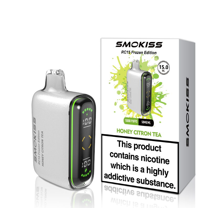 SMOKISS 15K Puffs Disposable Vape | Honey Citron Tea