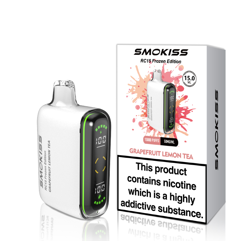 SMOKISS 15K Grapefruit Lemon Tea Disposable Vape