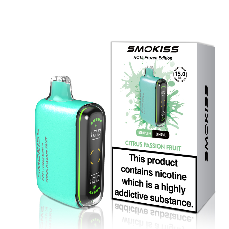 SMOKISS 15K Puffs Citrus Passion Fruit Disposable Vape