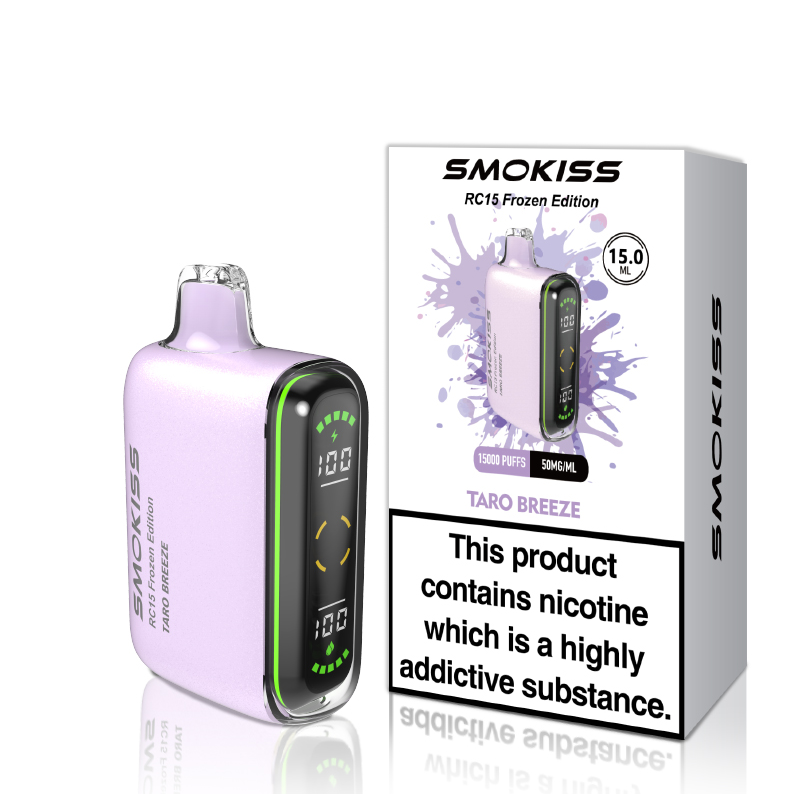 SMOKISS 15K Puffs Disposable Vape - Taro Breeze Flavor